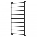 Kaya Heated Towel Rail, 600 x 1200mm, Matte Black